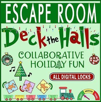 See the blazing Yule before us. . Breakout edu deck the halls answers